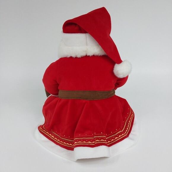 Hallmark The Polar Express 18" Talking Plush Santa With Silver Bell Works - Picture 2 of 4